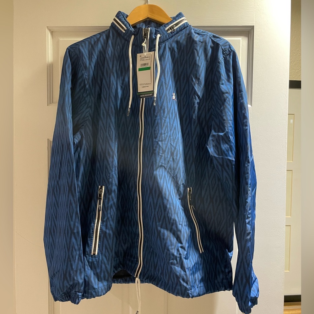 NWT Original Penguin Windbreaker with Hood